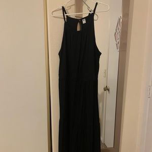 Old Navy black spaghetti strap maxi sundress!